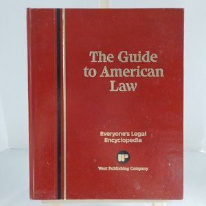 The Guide to American Law Everyone's Legal Encyclopedia Volume 6 Hamilton-Justin